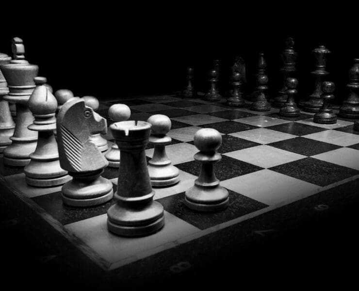 A minimal forensic score capturing a detective outsmarting a criminal. Ideal for investigative and crime documentary use.